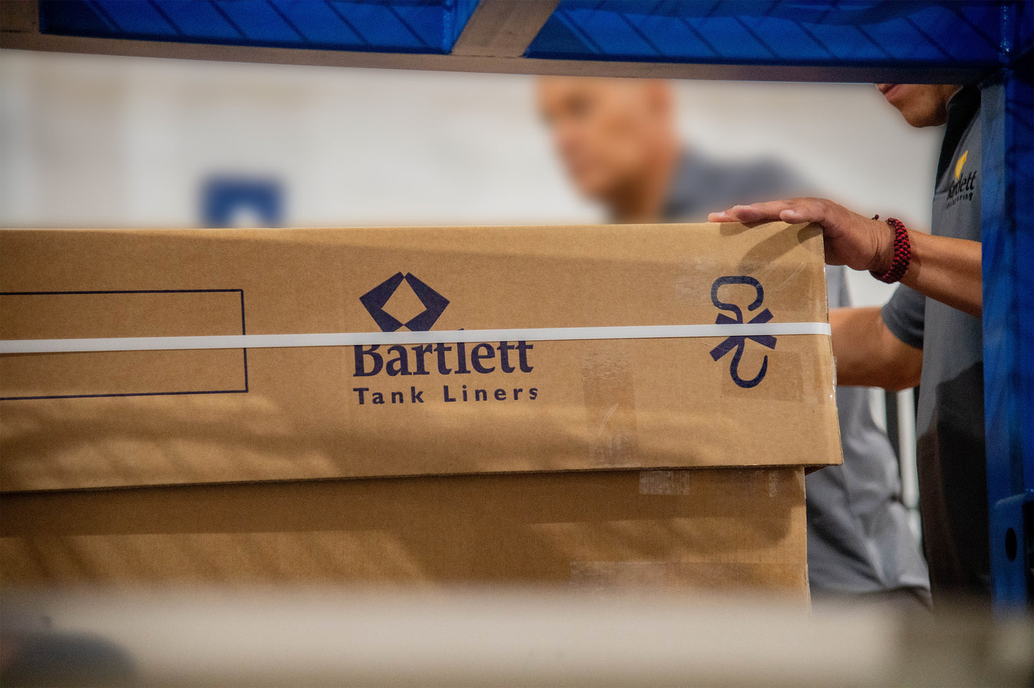 Custom polyethylene water tank liners manufactured in the USA by Bartlett Tank Liners